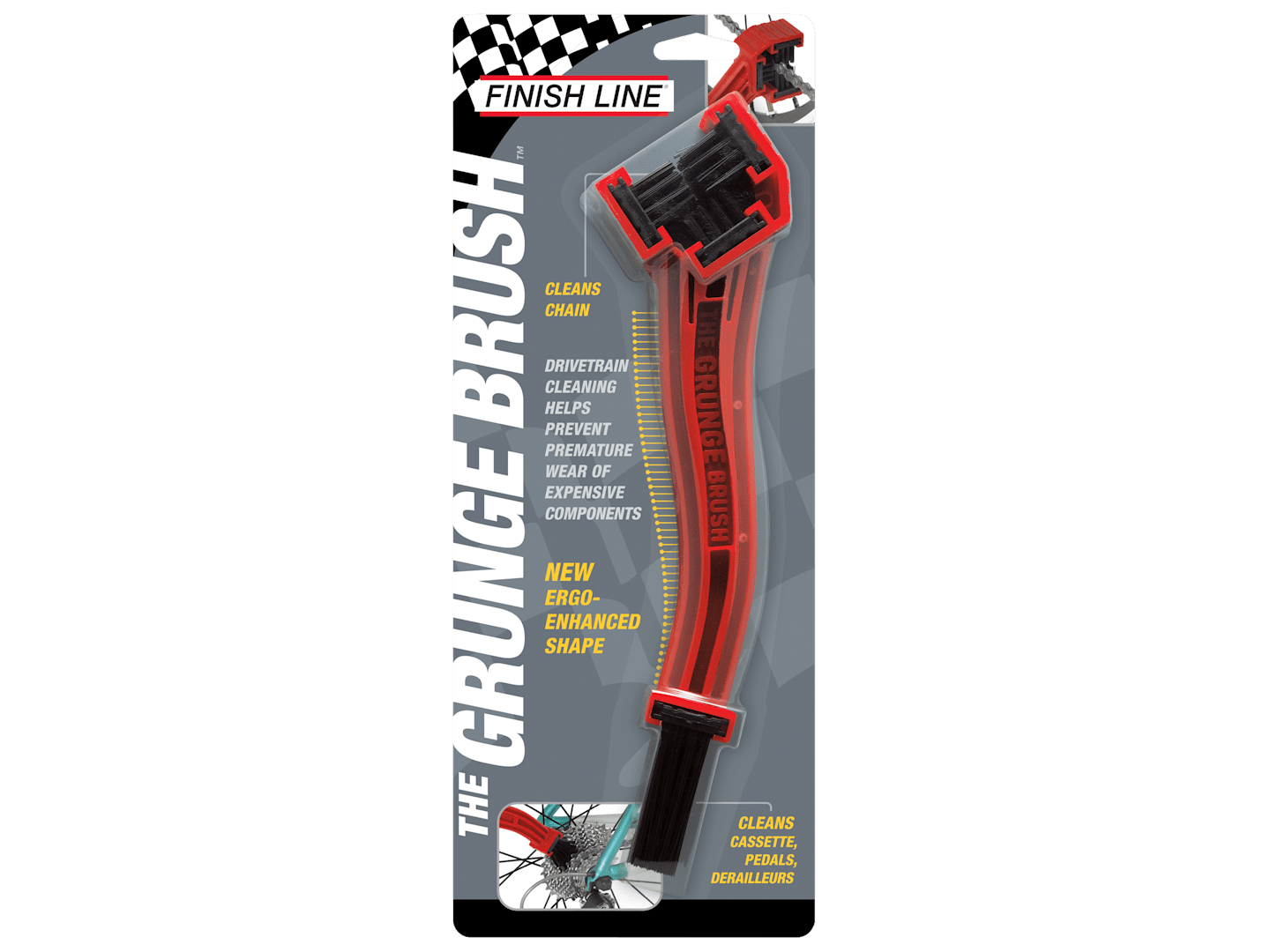 Finish Line Grunge Brush