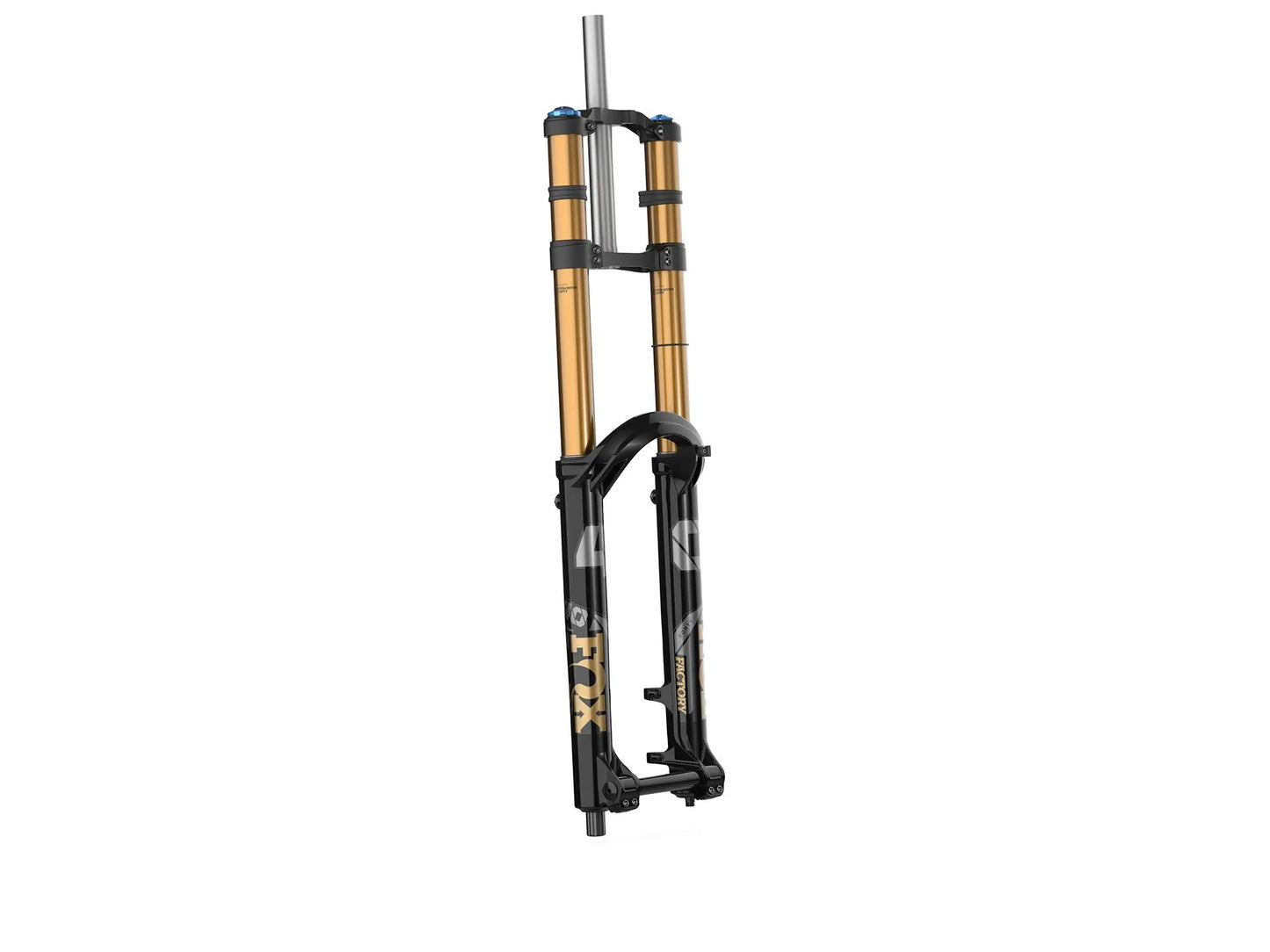 FOX 40 Factory Suspension Fork - 27.5", 203 mm, 20 x 110 mm, 48 mm Offset, Shiny Black, Grip 2 Ride Fox