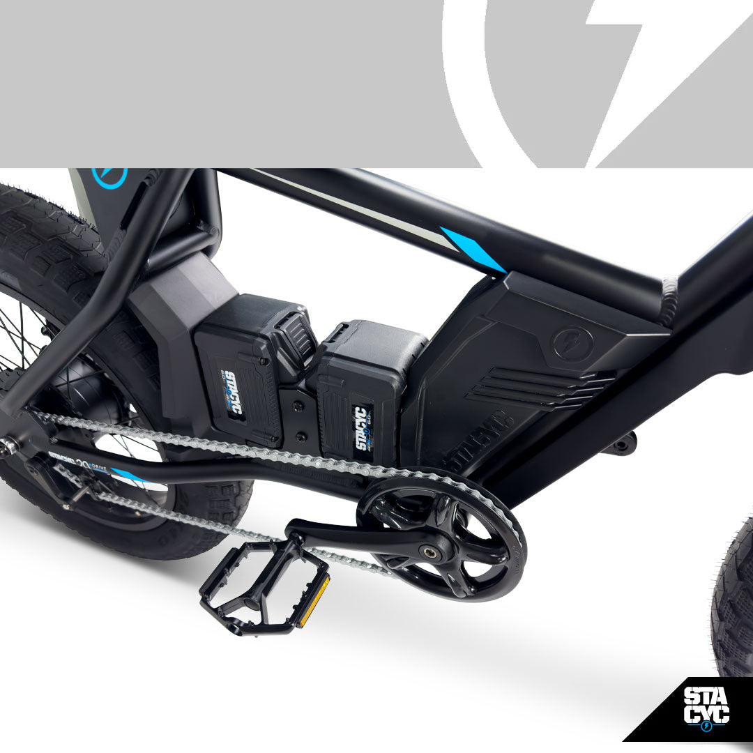 Stacyc 20" HDRIVE - Black Ebike