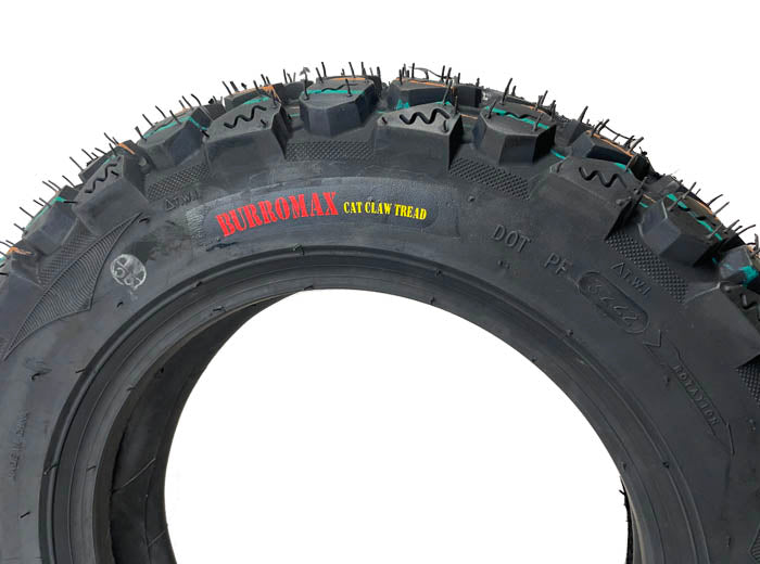 Burromax Performance Off Road Tire with Inner Tube, 3.50-10, Cat Claw Tire (Part #10179) Fits TT1600R, HRH