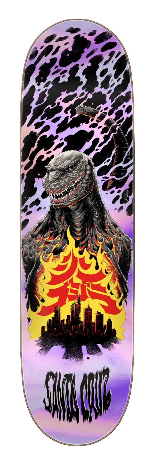 Santa Cruz Godzilla Shin Knox Firepit 8.5" x 32.2" Deck