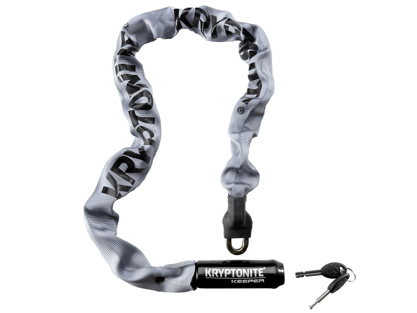 Kryptonite Keeper 785 Integrated Chain Lock 7mm x 85cm (33.5") Grey