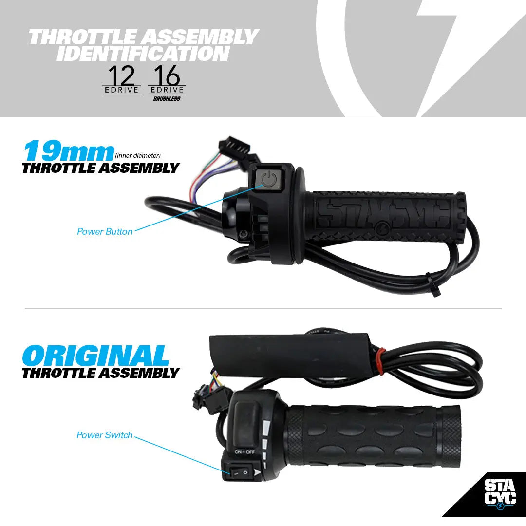 Stacyc BMX Bar Riser Kit - Orange Anodized Stem STACYC