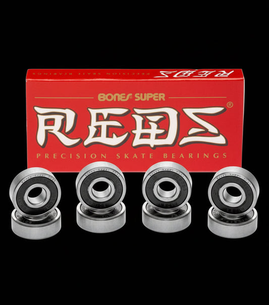 Bones SUPER Reds Skate Bearings 8-Pack Bones