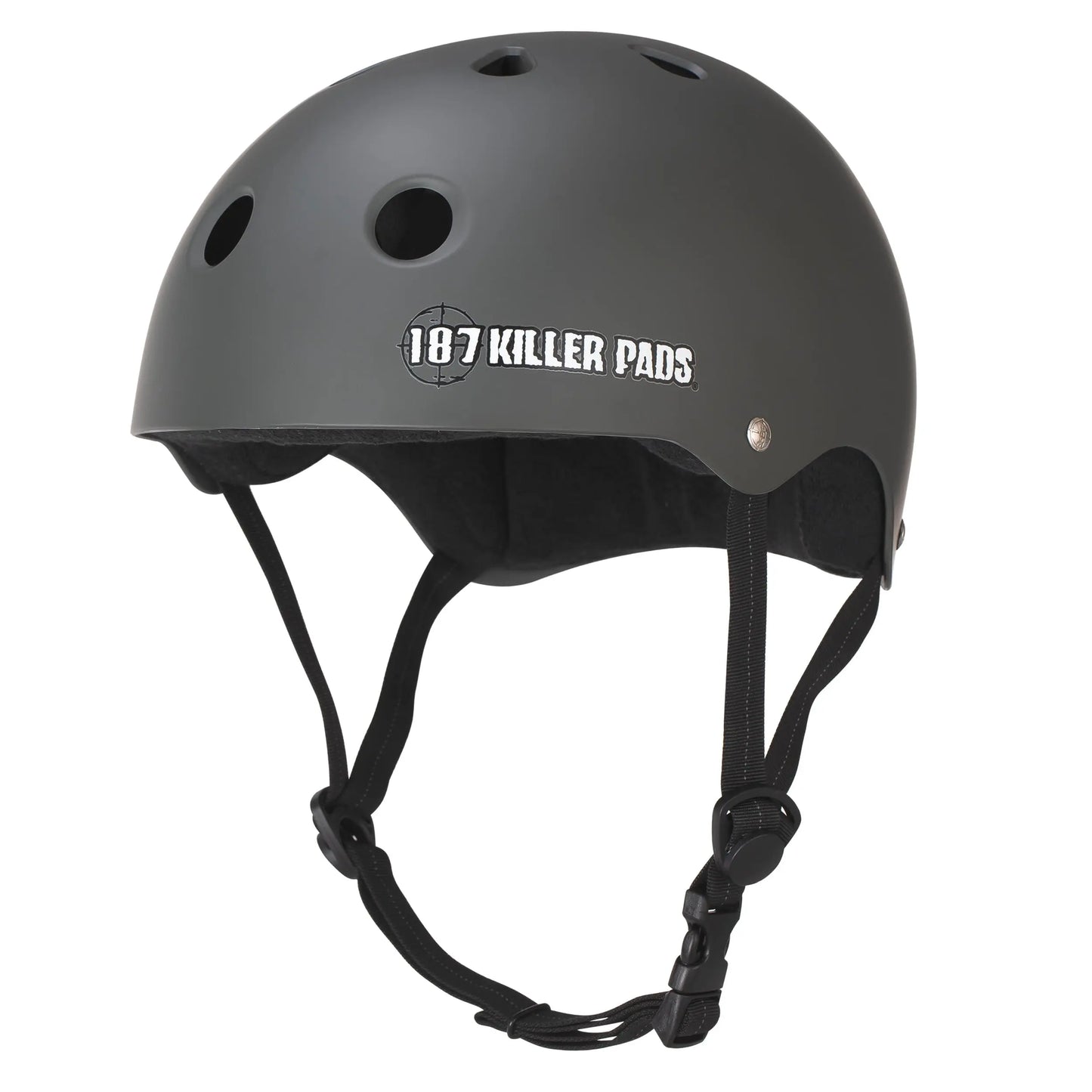 187 Killer Pads PRO SKATE HELMET with Sweatsaver Liner - Matte Black- S 187 Killer Pads