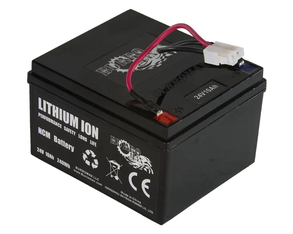 Burromax Battery, 24v 11.6ah 30a, Lithium Ion, BMS (Part #19901