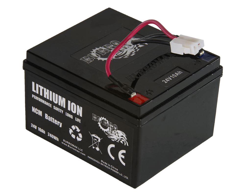 Burromax Battery, 24v 11.6ah 30a, Lithium Ion, BMS (Part #19901) Fits TT350R