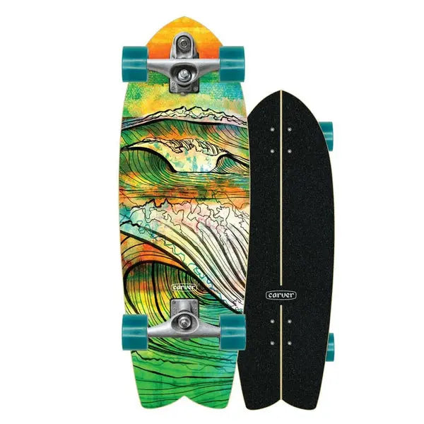 Carver C7 Raw 29.5” Swallow Surfskate Complete Carver Skateboards