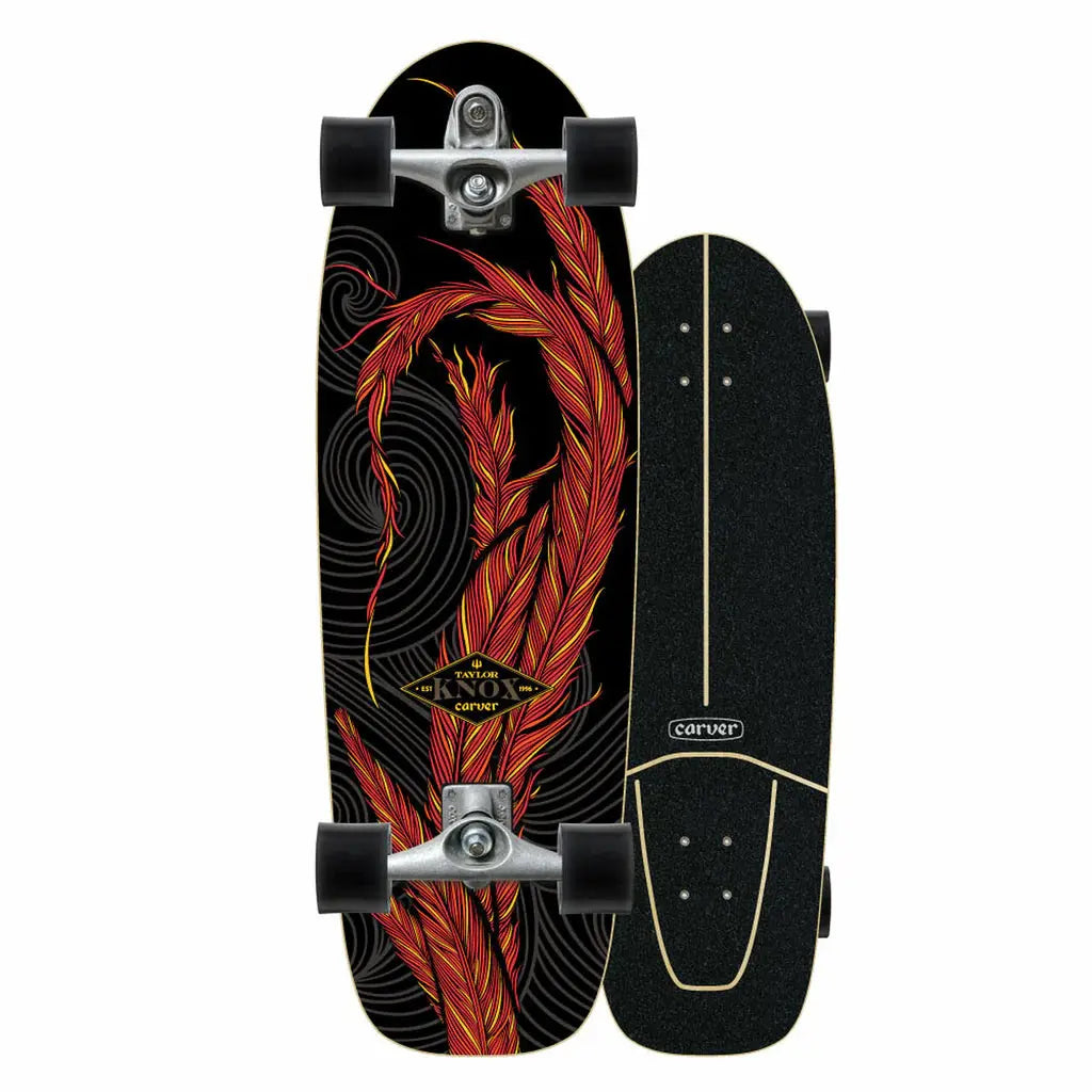 Carver C7 Raw 31.25" Knox Phoenix Surfskate Complete (2022) Carver Skateboards