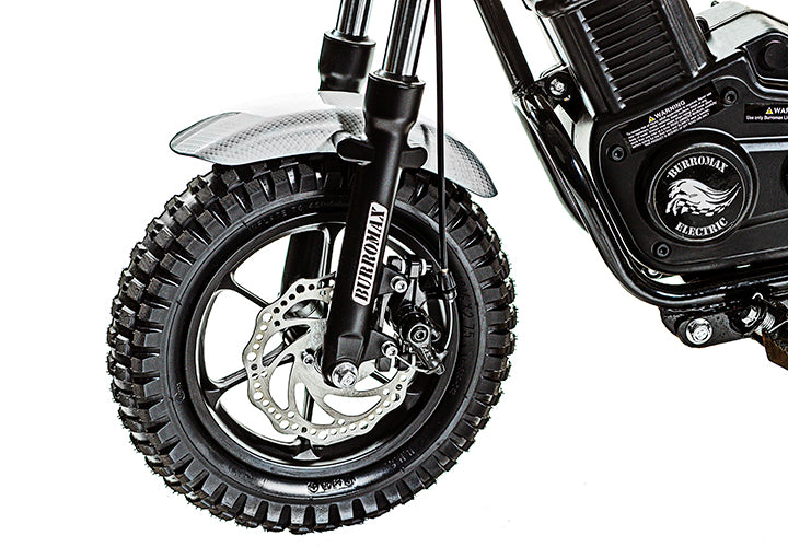 Burromax Electric Mini Bike, TT750R - White Carbon Fiber