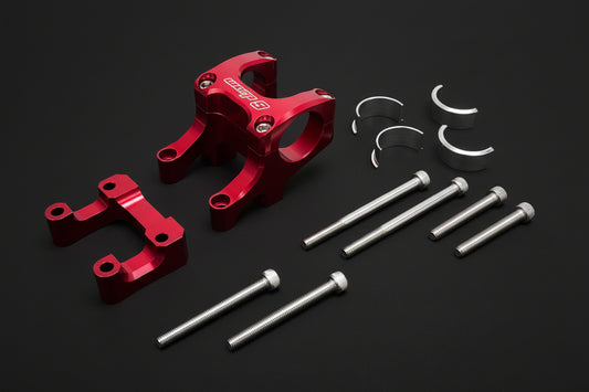 Warp 9 Red Direct Bar Mount Stem