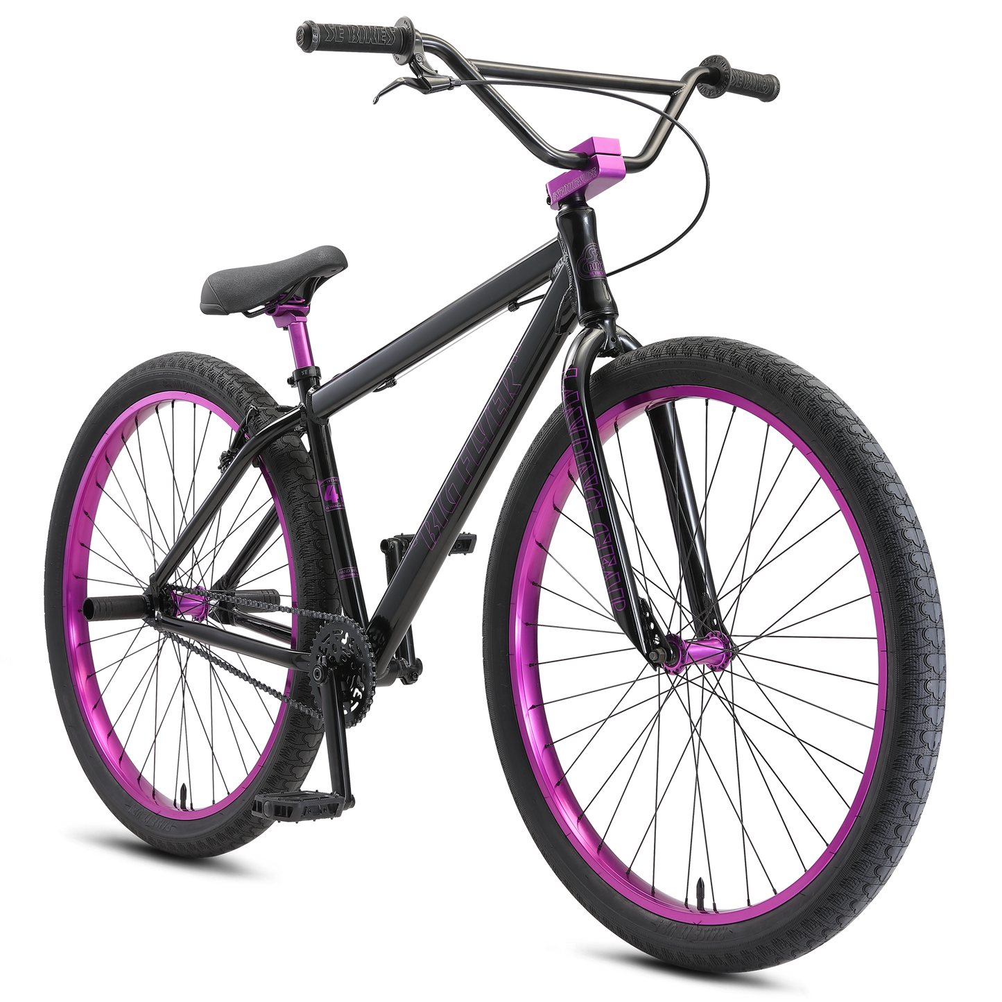 SE Racing Big Flyer 29er 23.5" Stealth Mode Black/Purple Ano