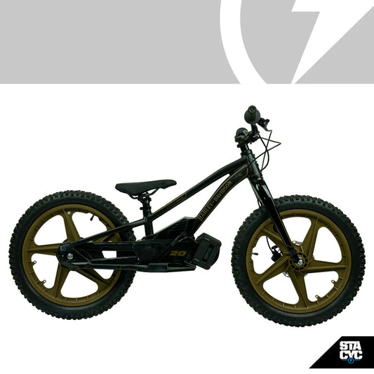 Stacyc Harley-Davidson 20eDRIVE Low Rider Edition Black/Gold