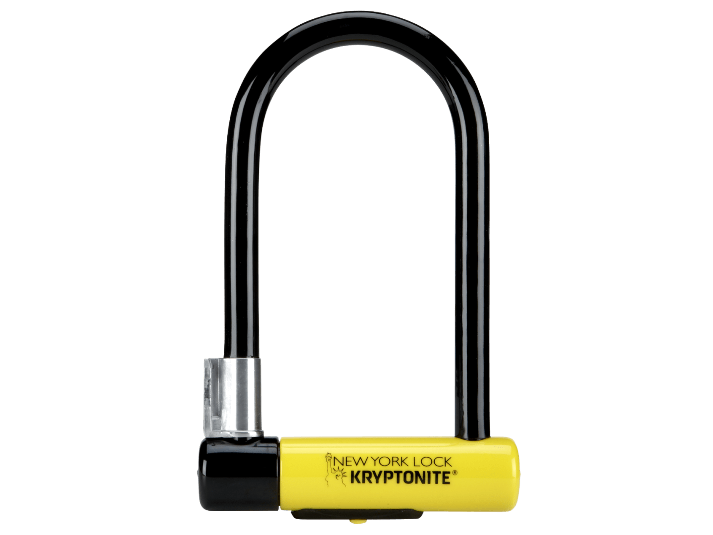 Kryptonite New-U New York U-Lock 16mm x 20.3cm (8") x 10.2cm (4") Black