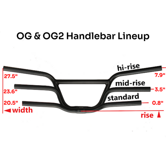 JackRabbit Highrise Handlebar for OG2 & OG2 Pro JACKRABBIT
