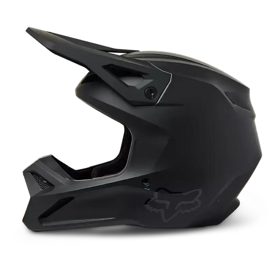 Fox Racing V1 Solid DOT Full-Face Helmet - Matte Black, XX-Large Fox Racing