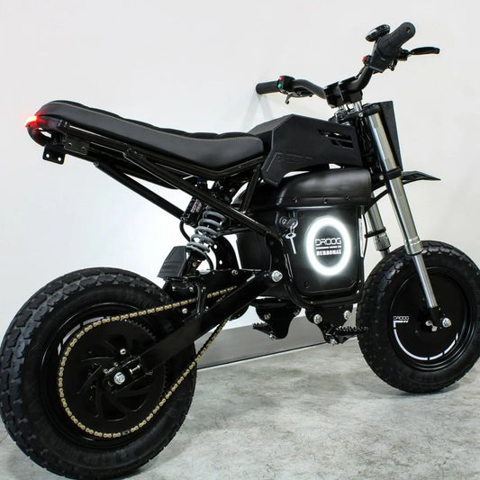 Burromax Electric Mini Bike, TT1600R - Droog Full Build Kit Burromax