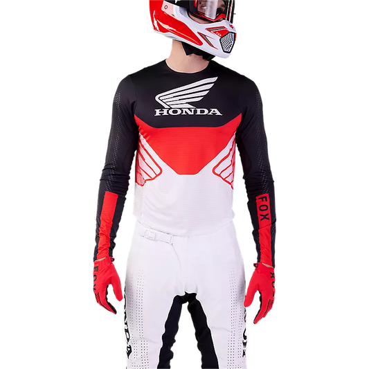 Fox Racing Flexair Honda Jersey - Black/White, X-Large Fox Racing