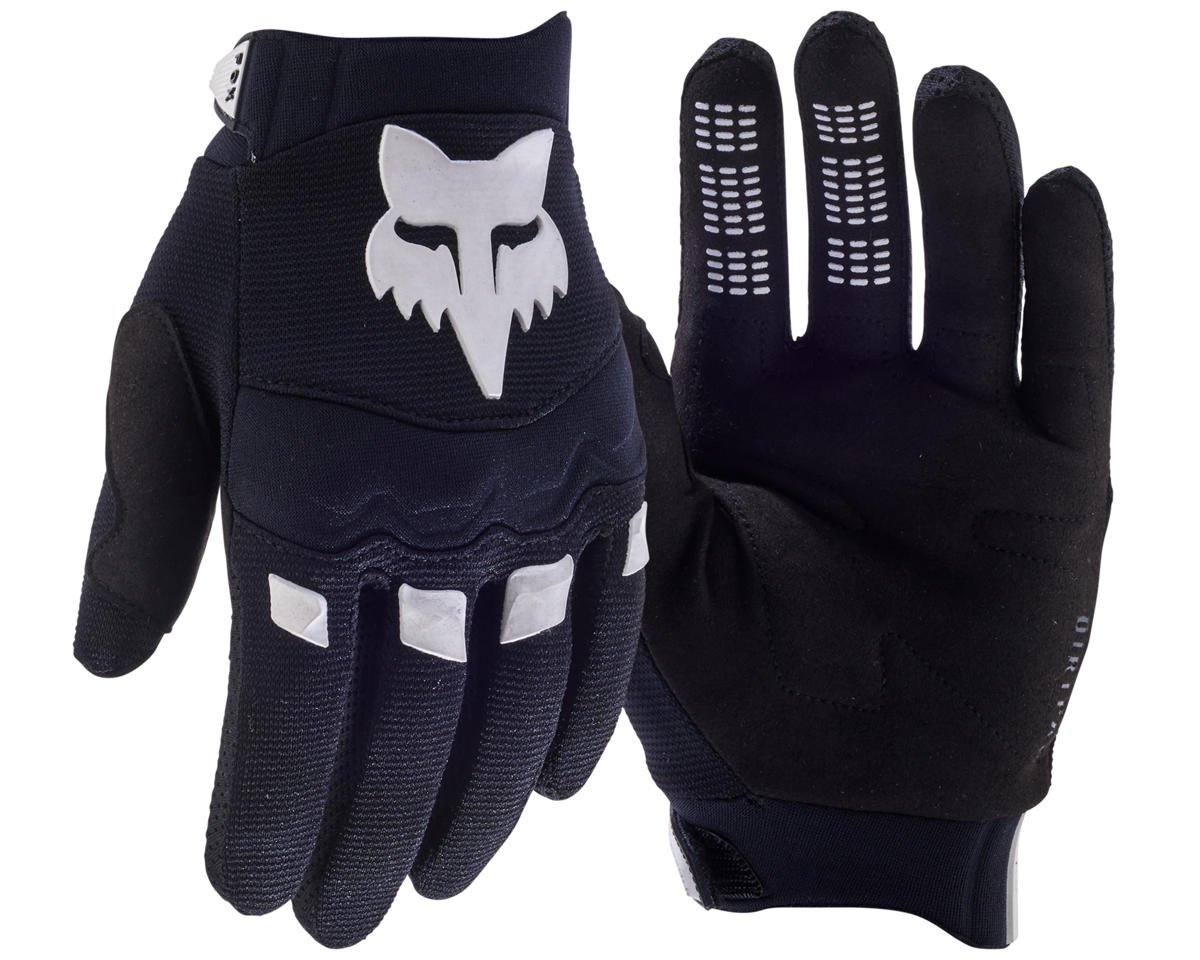 Fox Racing Black Youth Dirtpaw Gloves - Full Finger, Large