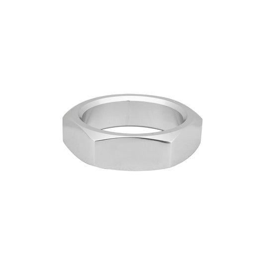 Black Ops Alloy Hex 10mm x 1-1/8" Headset Spacer Polished Silver