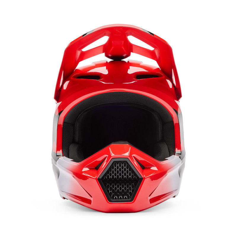 Fox Racing Youth V1 Shield Full-Face Helmet Fluorescent Red