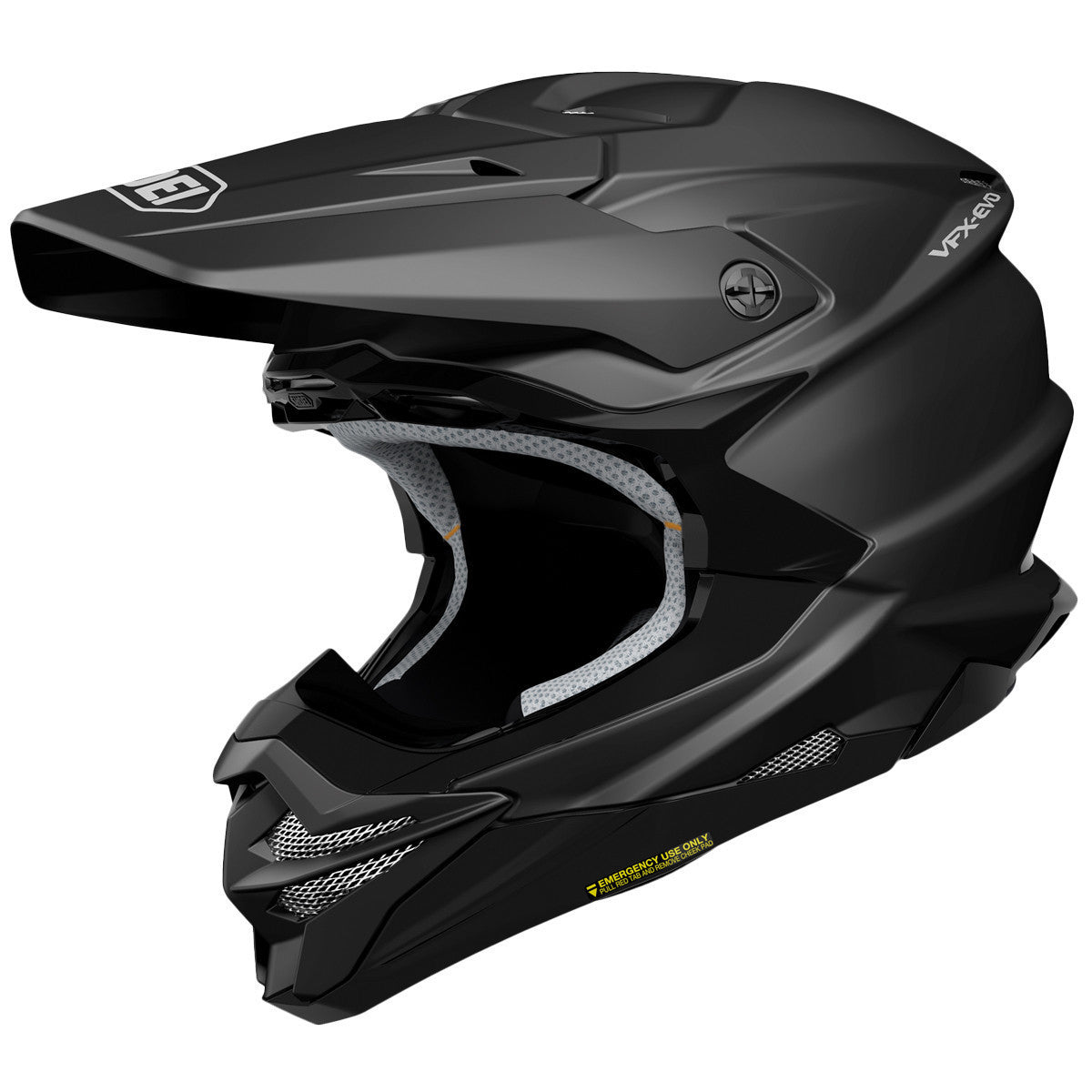 Shoei Offroad Helmet MD Black VFX-Evo Solids