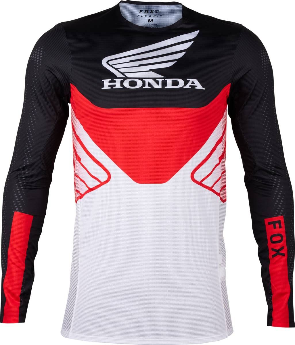Fox Racing Flexair Honda Jersey - Black/White, Small