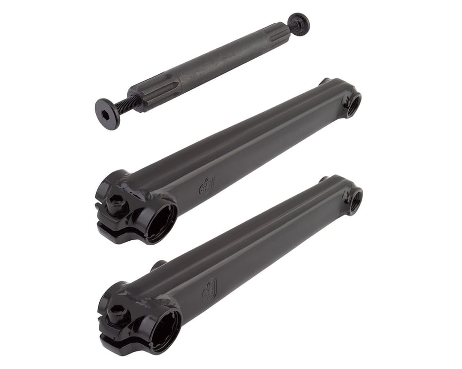 SE Racing V-Ridge Cranks 8-Spline RHD 175mm 19mm Black
