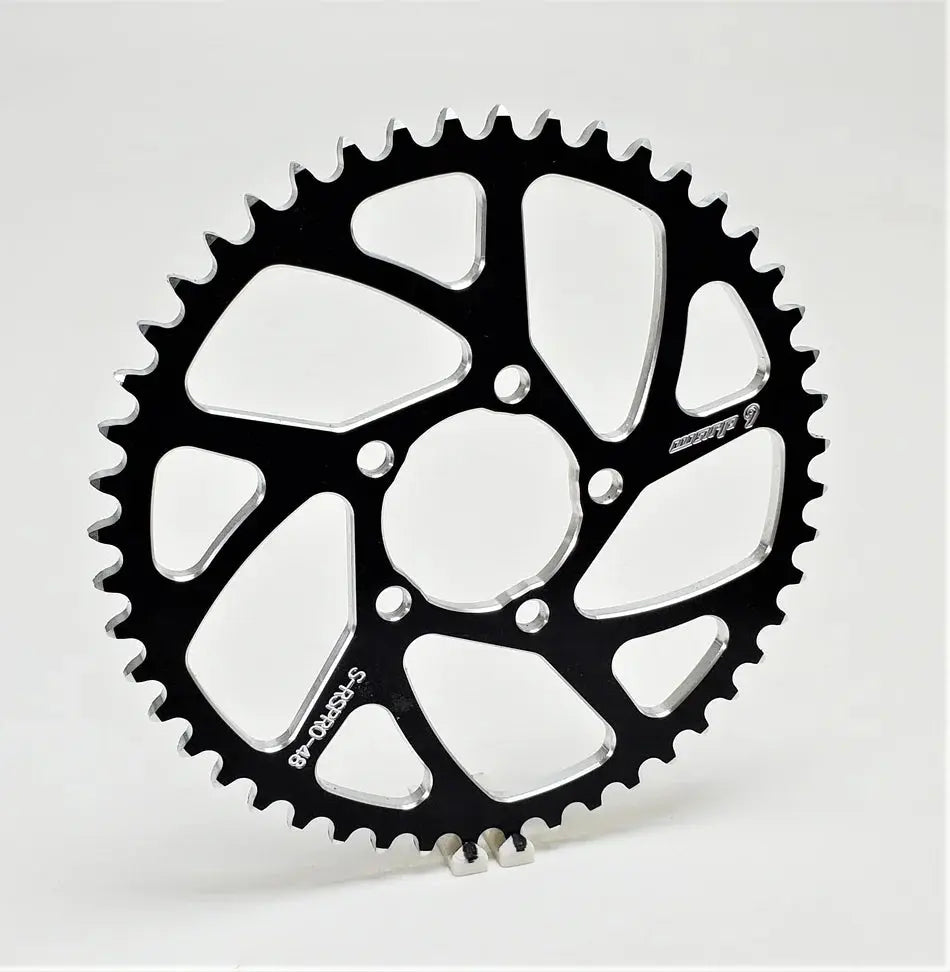 Warp 9 Sprocket for Surron - 48T in Black Warp 9 Racing