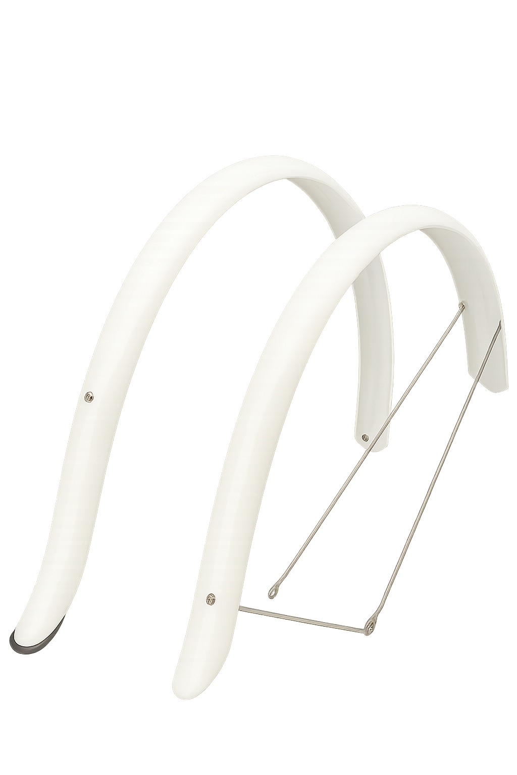 Electra Cruiser 26" AL Ladies Gloss White Fender Set