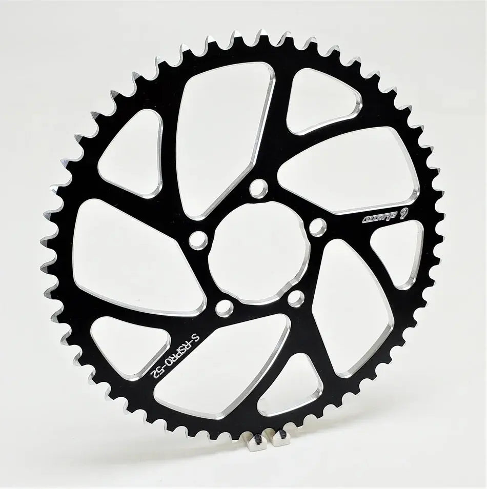 Warp 9 Sprocket for Surron - 52T in Black Warp 9 Racing