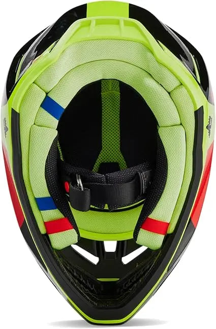 Fox Racing V3 Revise Red/Yellow Large Helmet Fox Racing