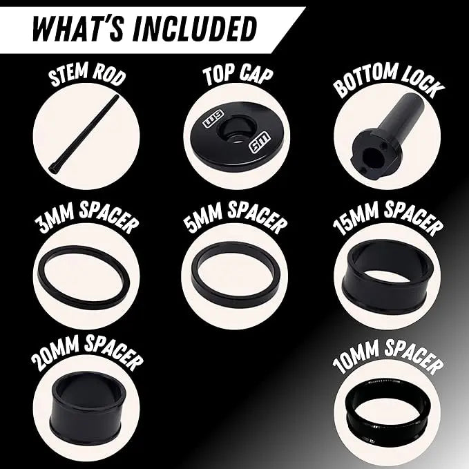 Warp 9 Surron/Talaria Stem Lock Black Warp 9 Racing