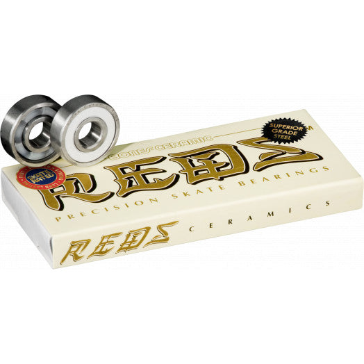 Bones Ceramic Super Reds Skate Bearings 8-Pack