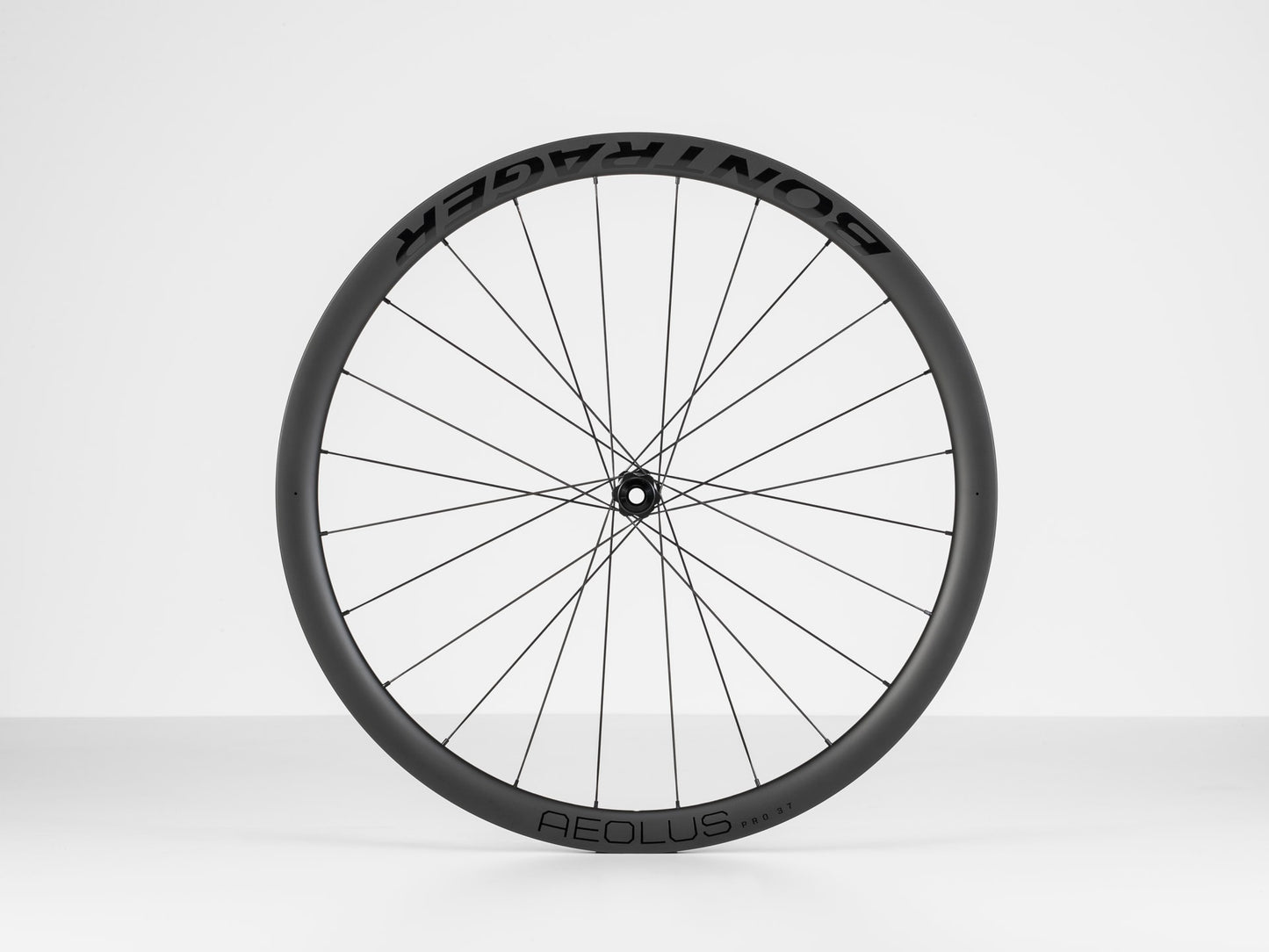 Bontrager Aeolus Pro 37 TLR 24h Disc Front Wheel, Black