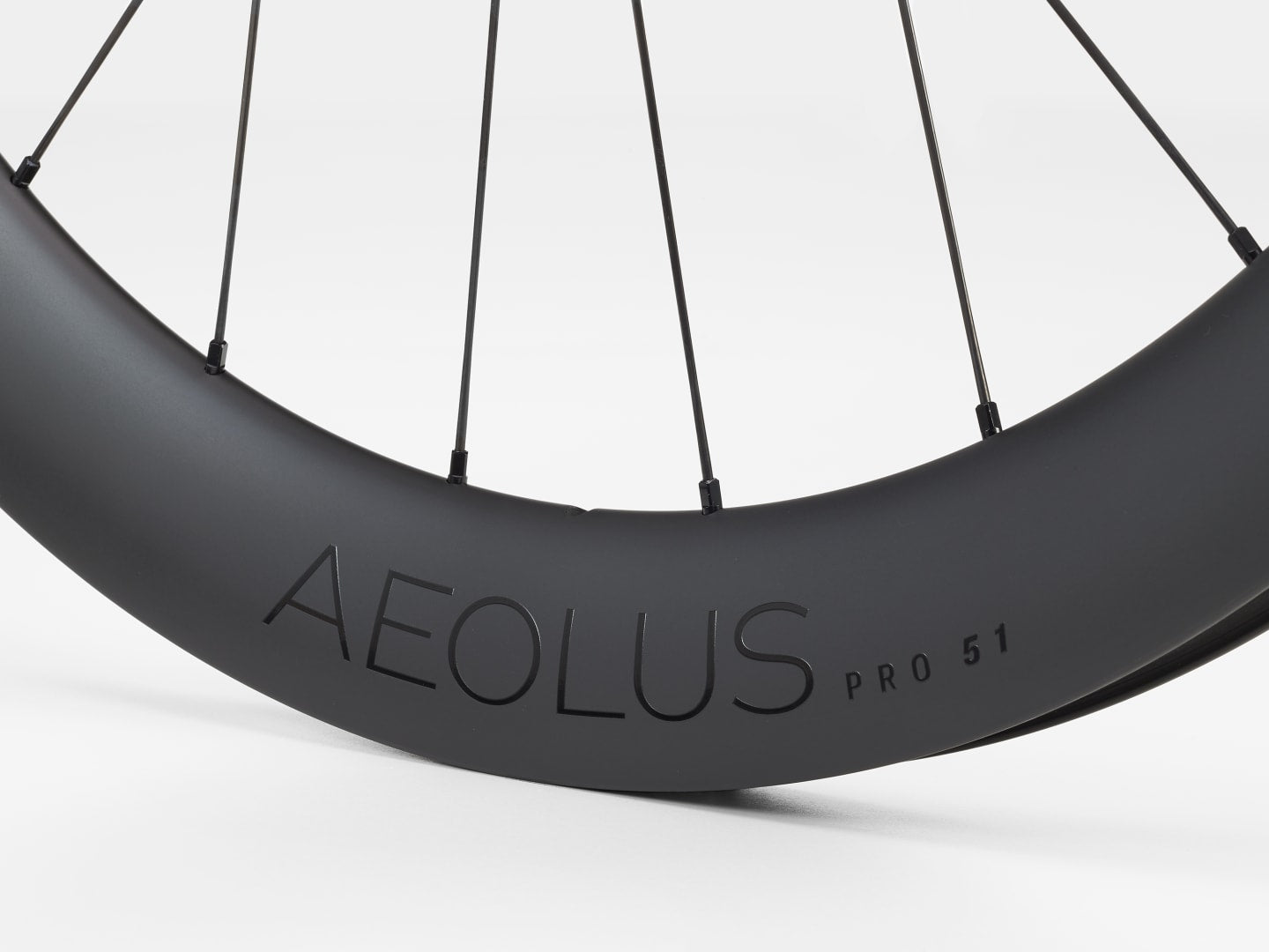 Bontrager Aeolus Pro 51 TLR Disc Road Wheel, Black Front
