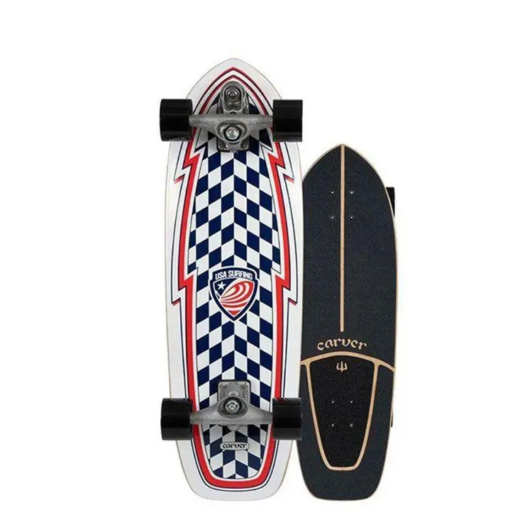 Carver C7 Raw 30.75" USA Booster Surfskate Complete Carver Skateboards