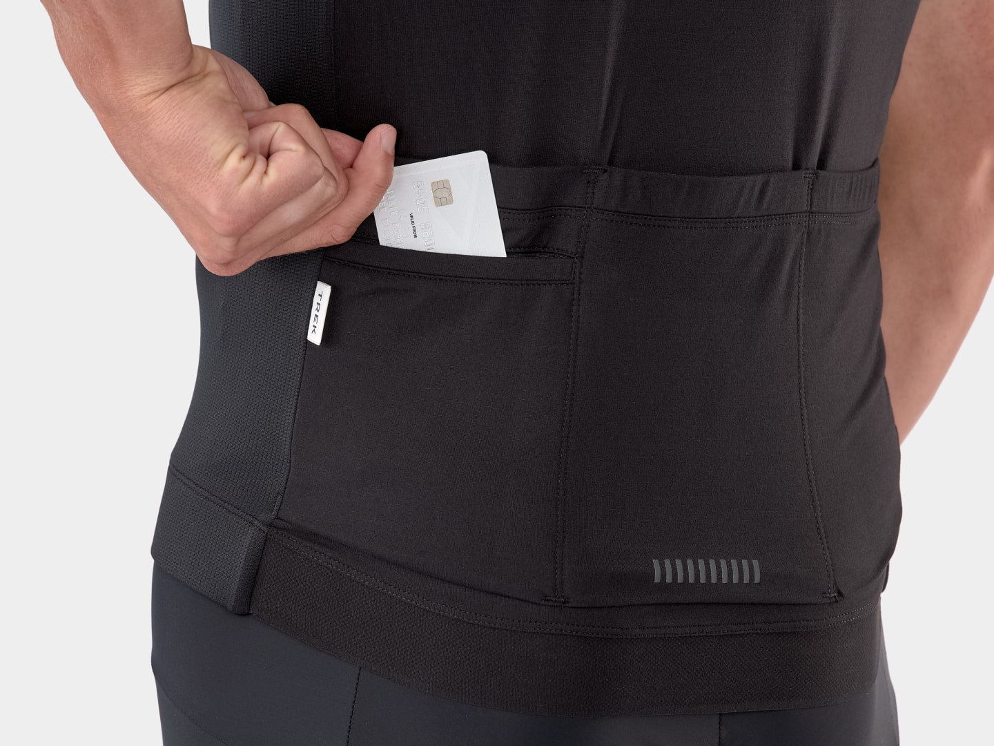 Trek Circuit LTD Cycling Jersey - Black/White (L) Trek Bicycle Corporation