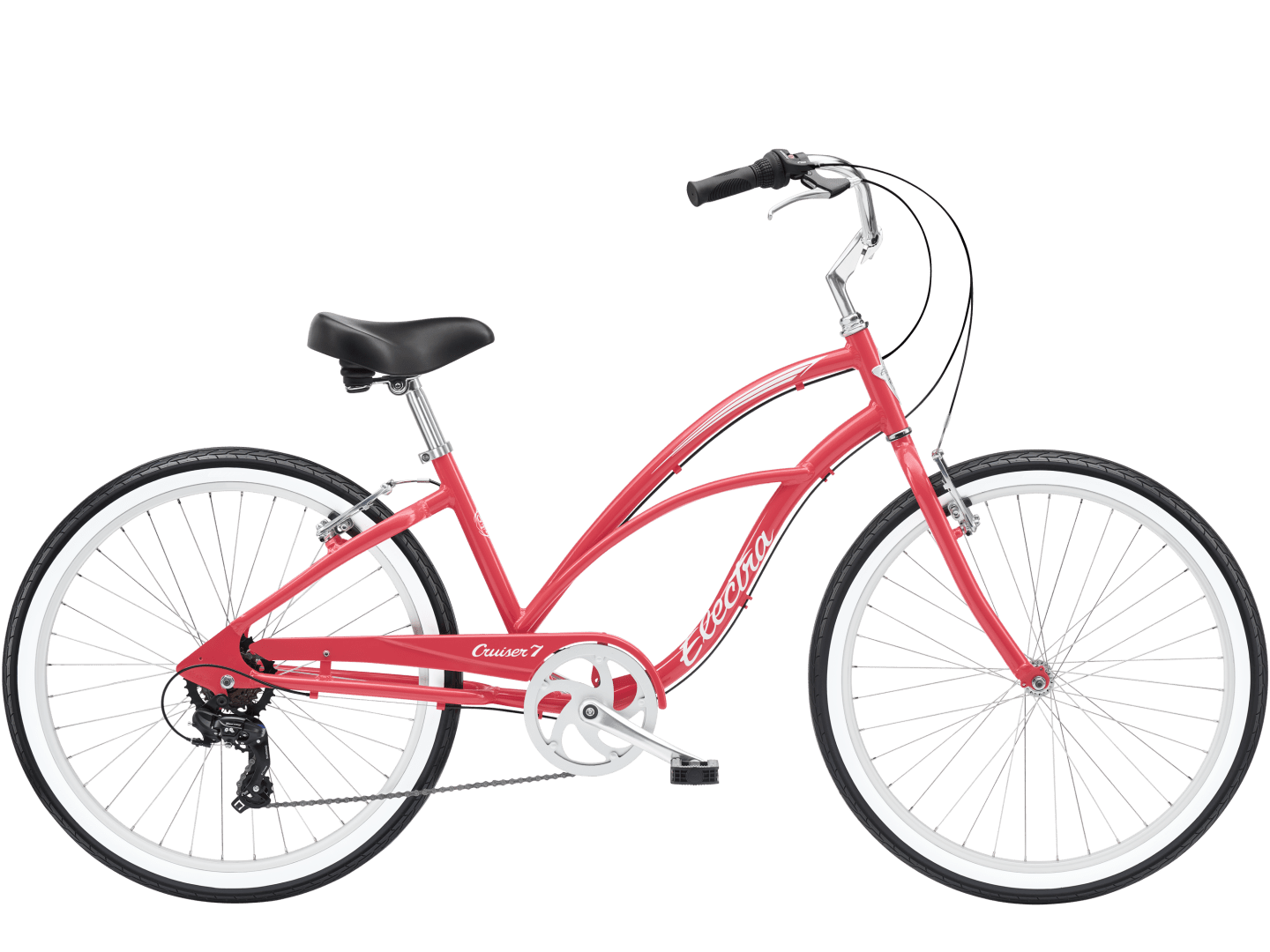 Electra Cruiser 7D Step-Thru 26" wheel Hibiscus