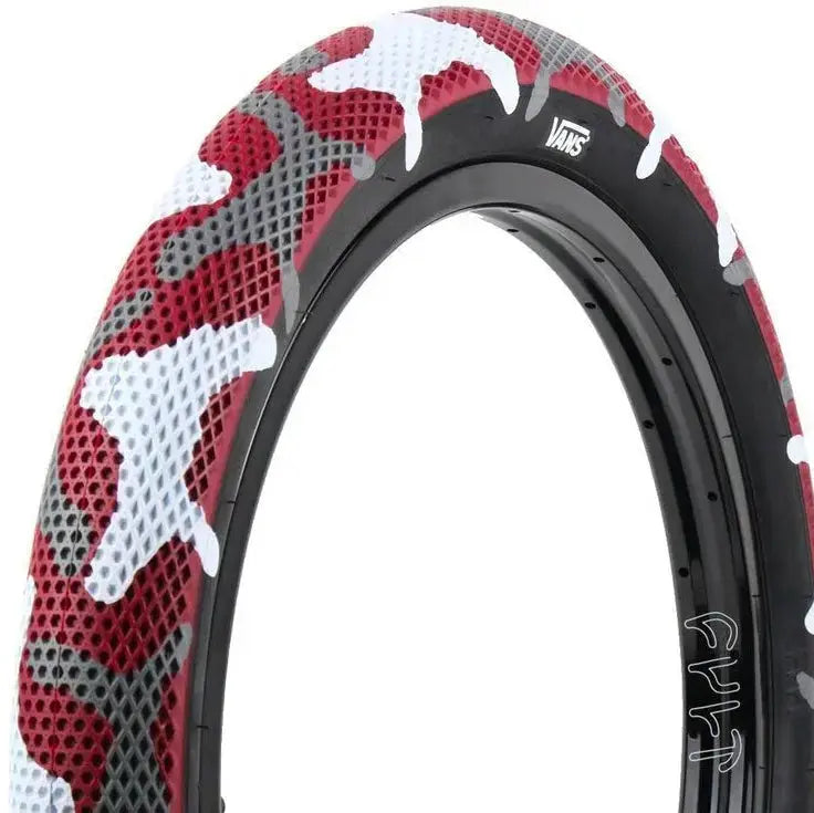 Vans x Cult Tire Juvenile 14" - Red Camo Cult Bikes