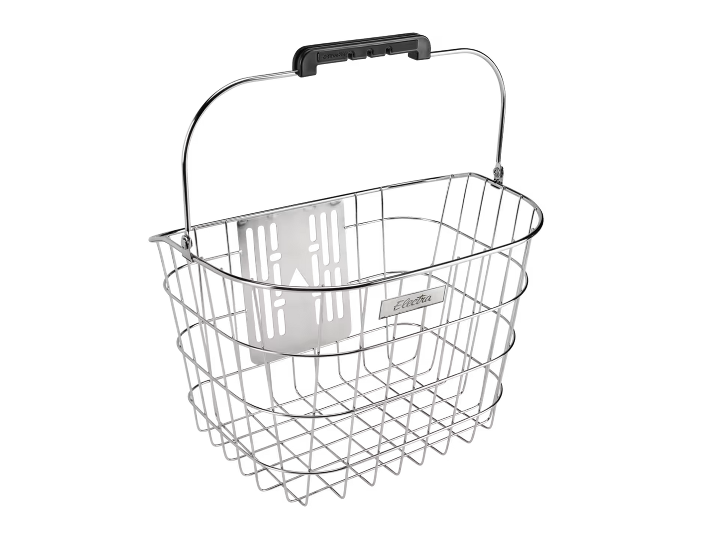 Electra Stainless Wire QR Front Basket Polished Silver