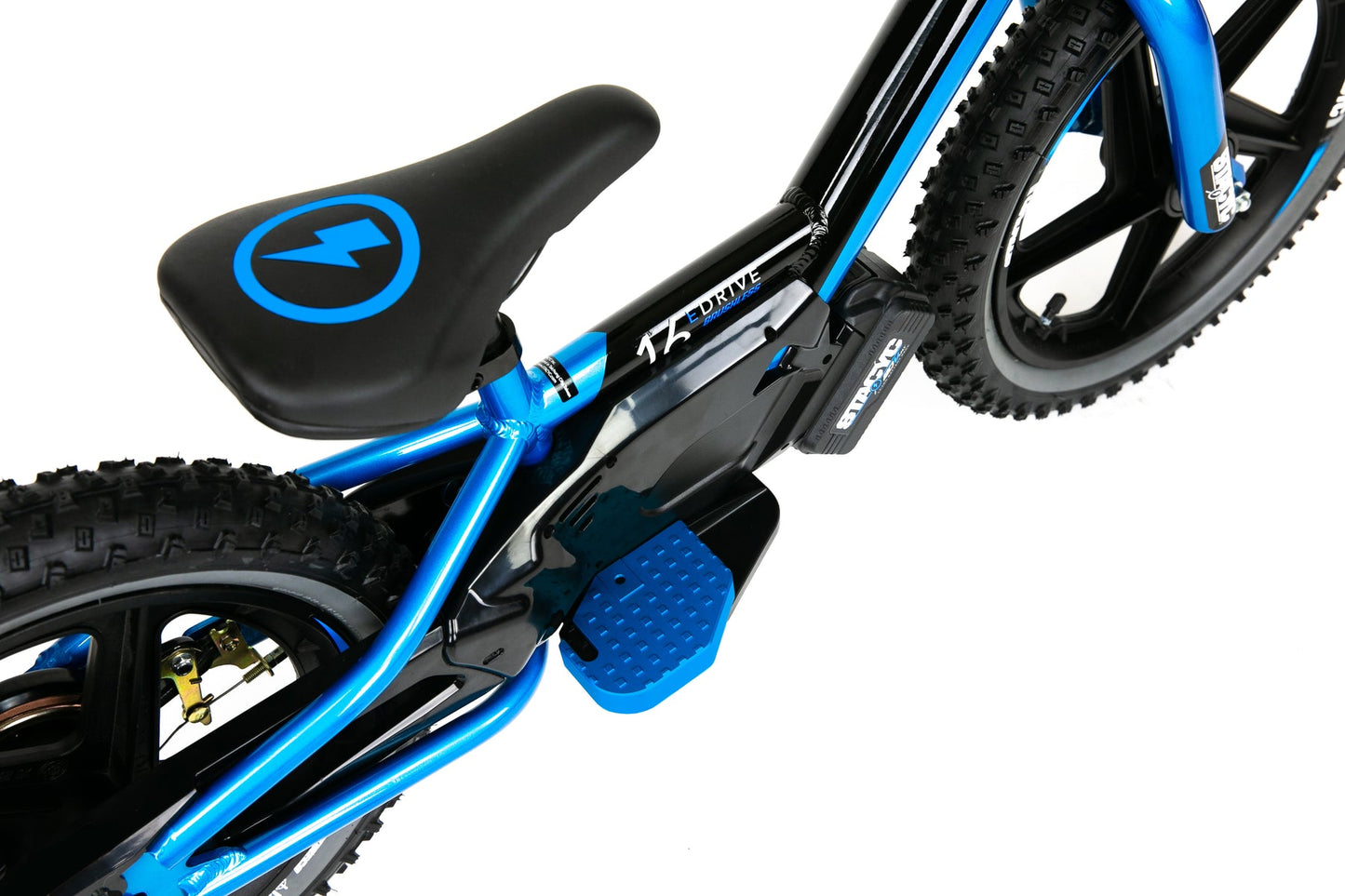 Stacyc Extended Footrest Cyan Anodized