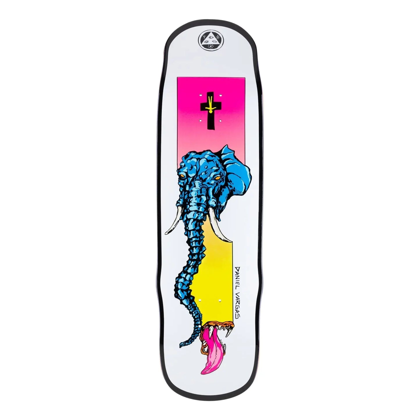 Welcome "Daniel Vargas" -Tusk On Effigy " 32.5" X8.8" Deck BIKEFACTORY Hawaii