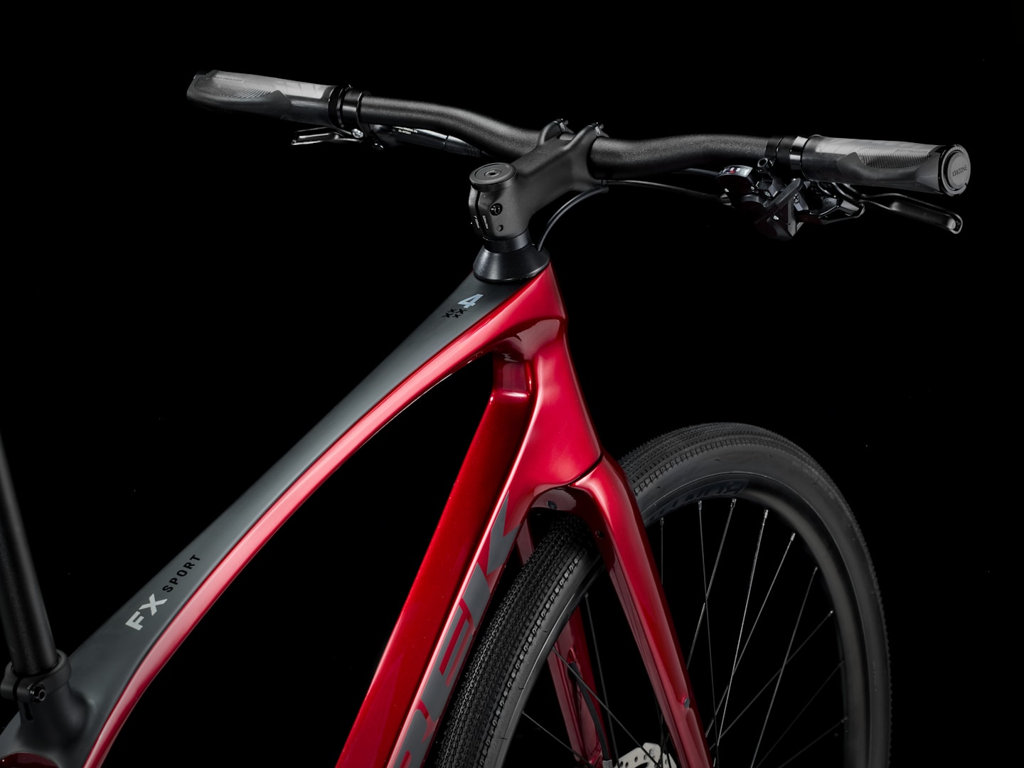 Trek FX Sport SL 4 Small Gloss Crimson/Matte Deep Smoke