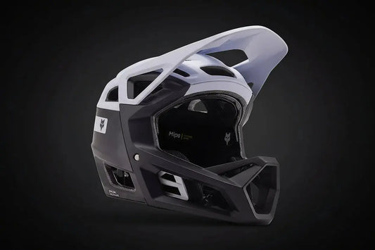 Fox Racing White Proframe RS Taunt Full-Face Helmet - Small Fox Racing