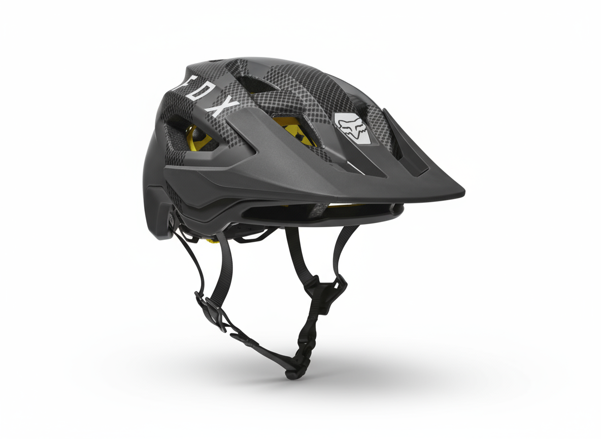 Fox Racing Speedframe Helmet Grey Camo, Small