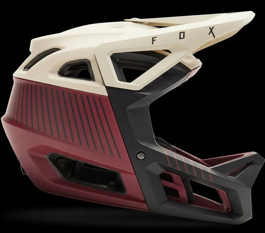 Fox Racing Proframe RS Mash Full-Face Helmet - Bordeaux, Small Fox Racing