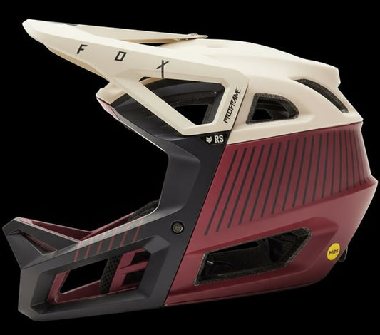 Fox Racing Proframe RS Mash Full-Face Helmet - Bordeaux, Small Fox Racing