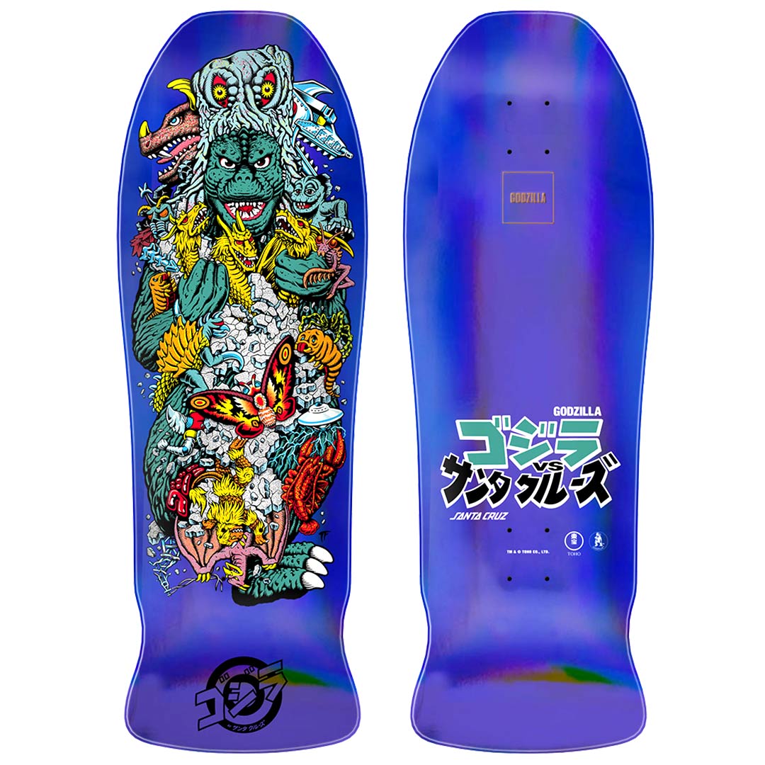 Santa Cruz Godzilla Kaiju Roskopp 10.125" x 30.2" Deck
