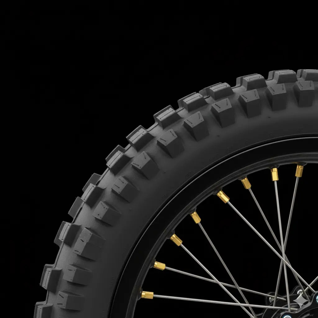Warp 9 E RIDE Pro-SS Front & Rear Wheel 16" Black Rim, Gold nipples & hubs Complete w/ Titanium and Tire Warp 9 Racing